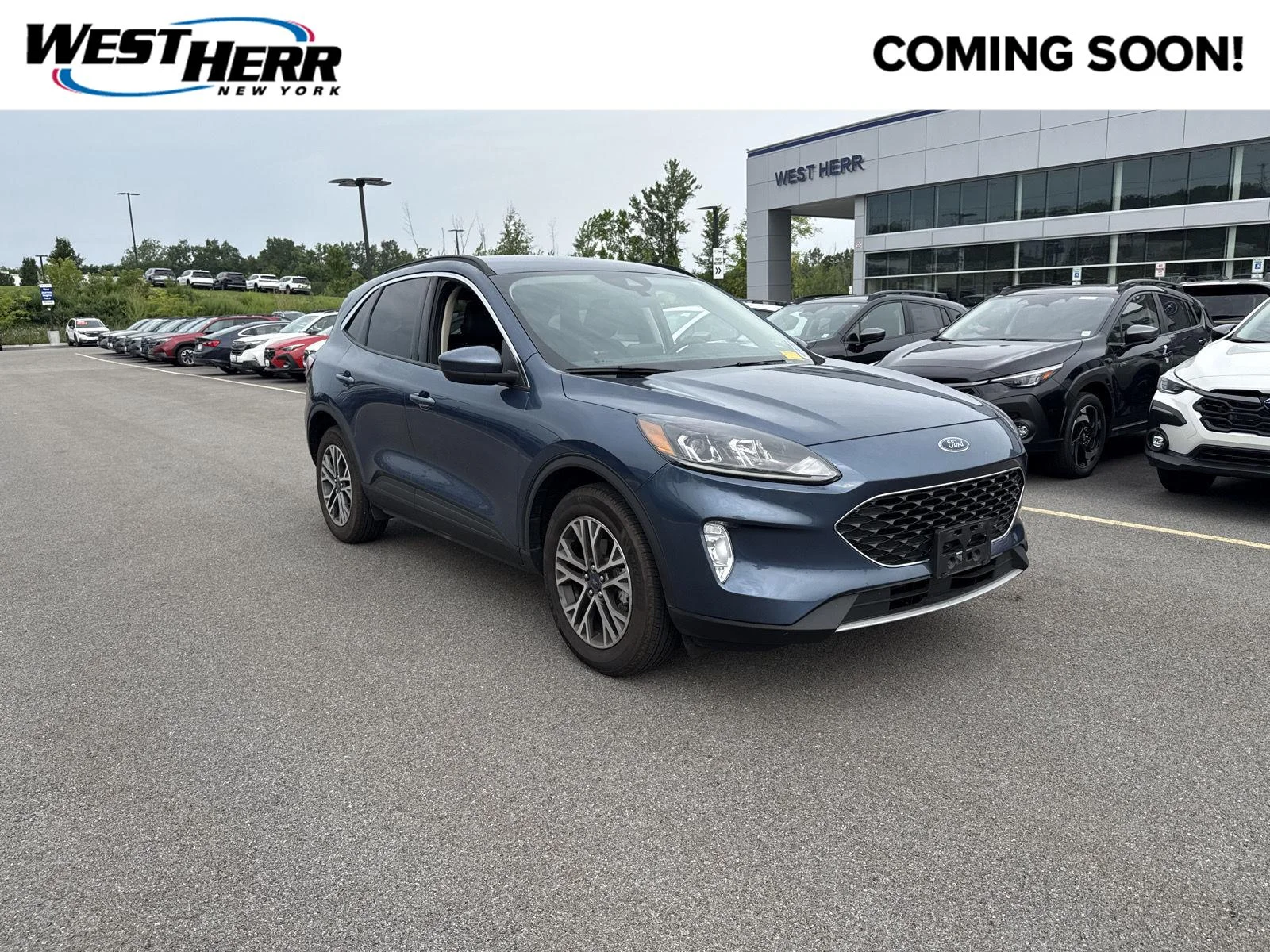 Used 2020 Blue Ford SEL image 1