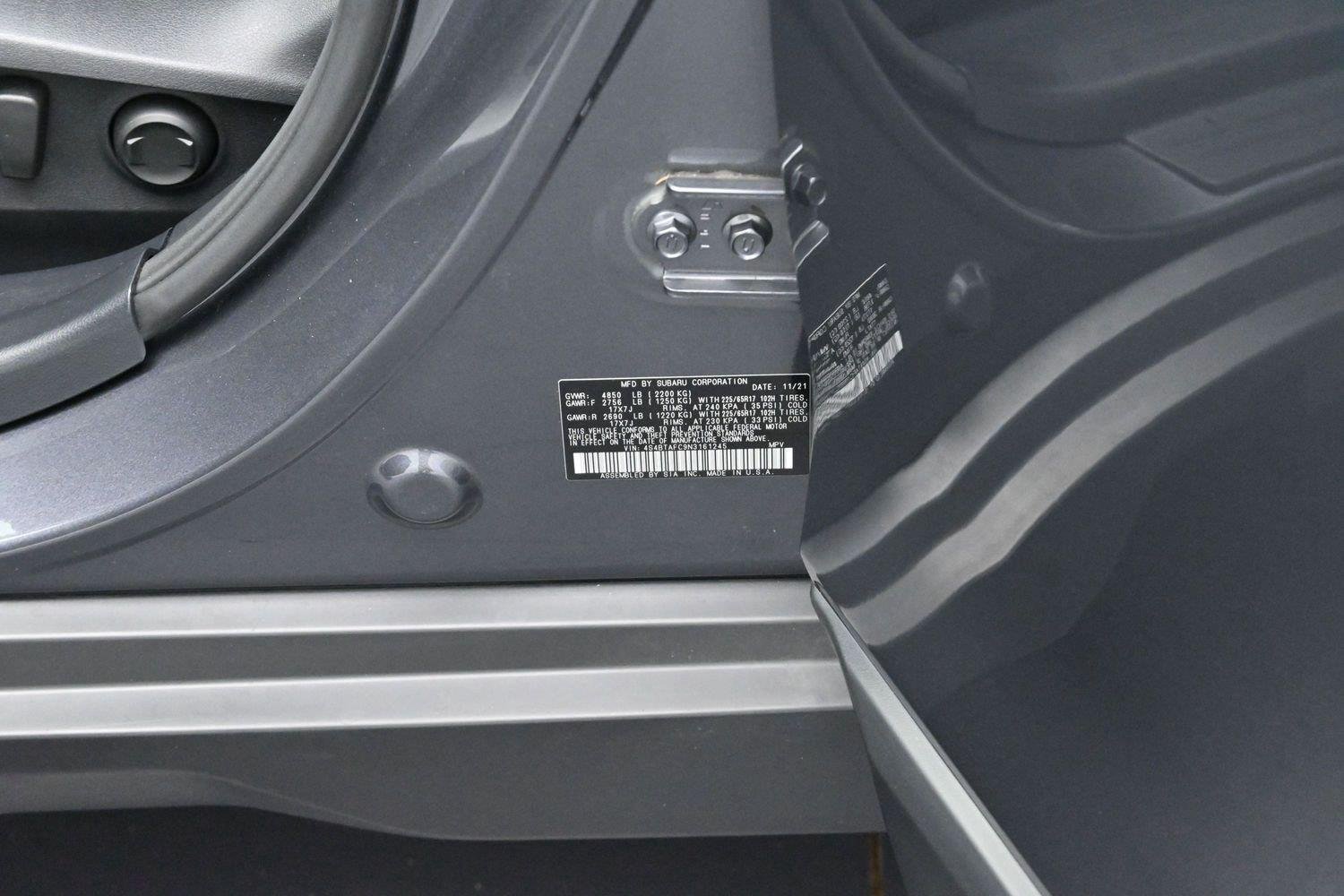 Used 2022 Magnetite Gray Metallic Subaru Premium image 26