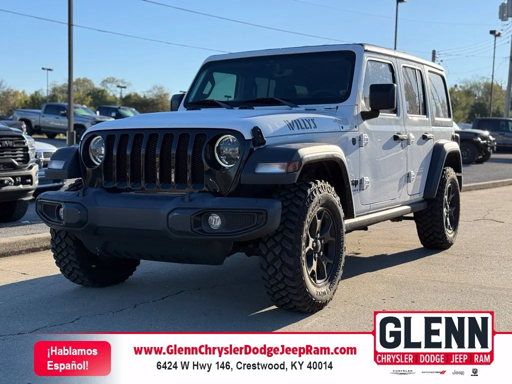 Used 2023 White Jeep Willys image 1
