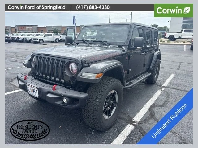 Used 2018 Black Clearcoat Jeep Unlimited Rubicon image 1