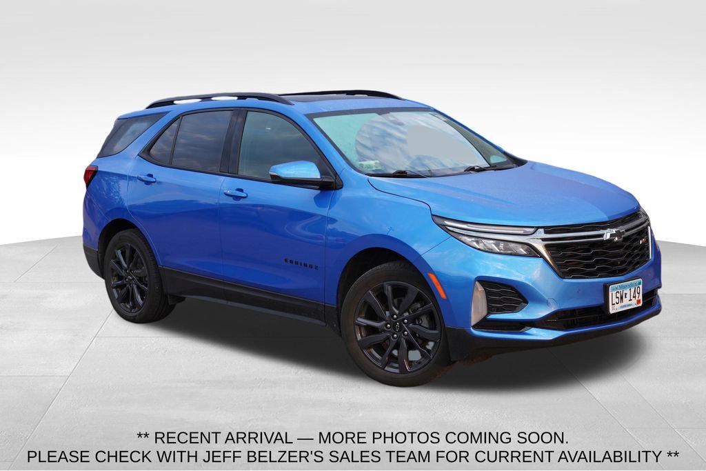 Used 2024 Riptide Blue Metallic Chevrolet RS image 1