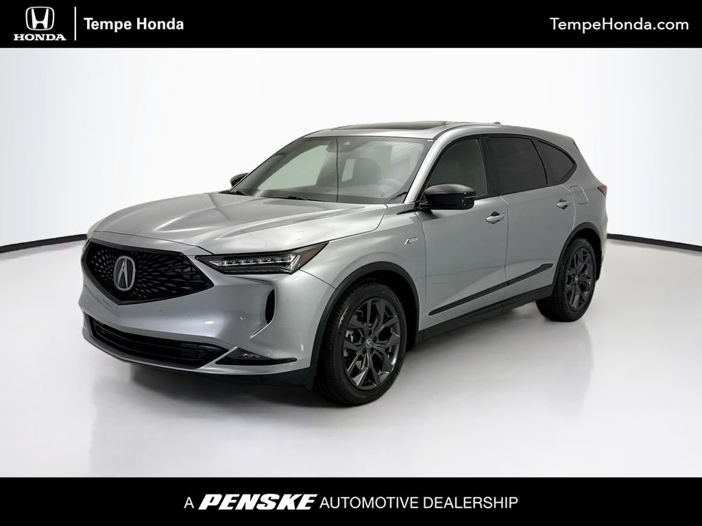 Used 2023 Lunar Silver Metallic Acura A-Spec image 1