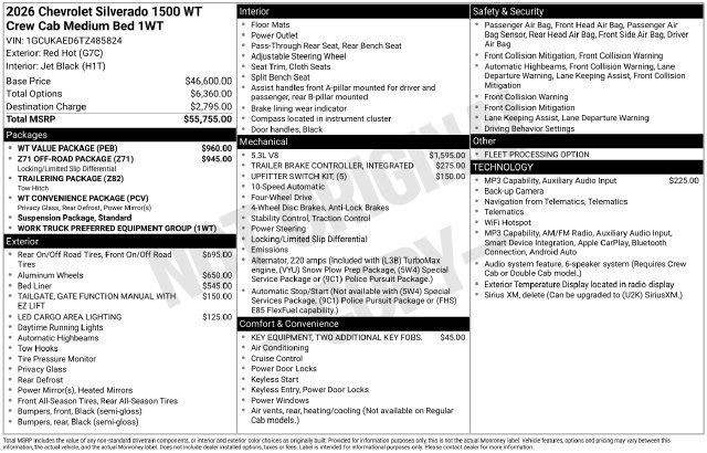2026 Chevrolet Silverado 1500 Work Truck - Photo 25