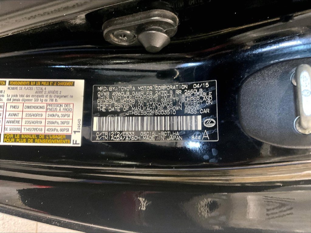 Used 2015 Black Lexus 350 image 34