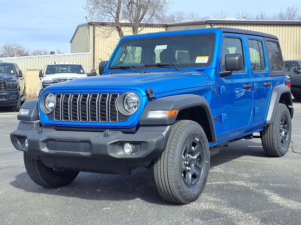 New 2026 Hydro Blue Pearl-Coat Exterior Paint Jeep Sport image 2