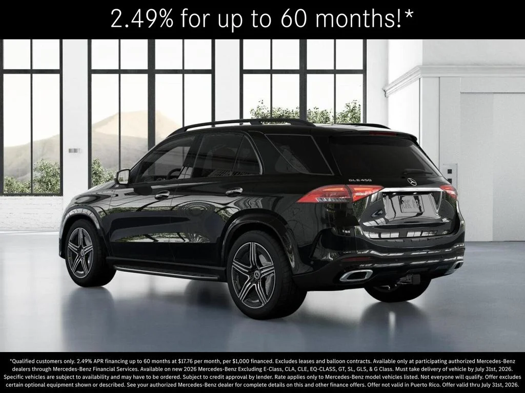 New 2026 Obsidian Black Metallic Mercedes-Benz GLE 450 image 29