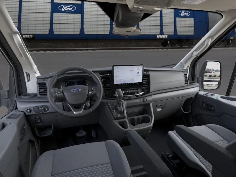 New 2026 Agate Black Metallic Ford Passenger Van XLT image 9