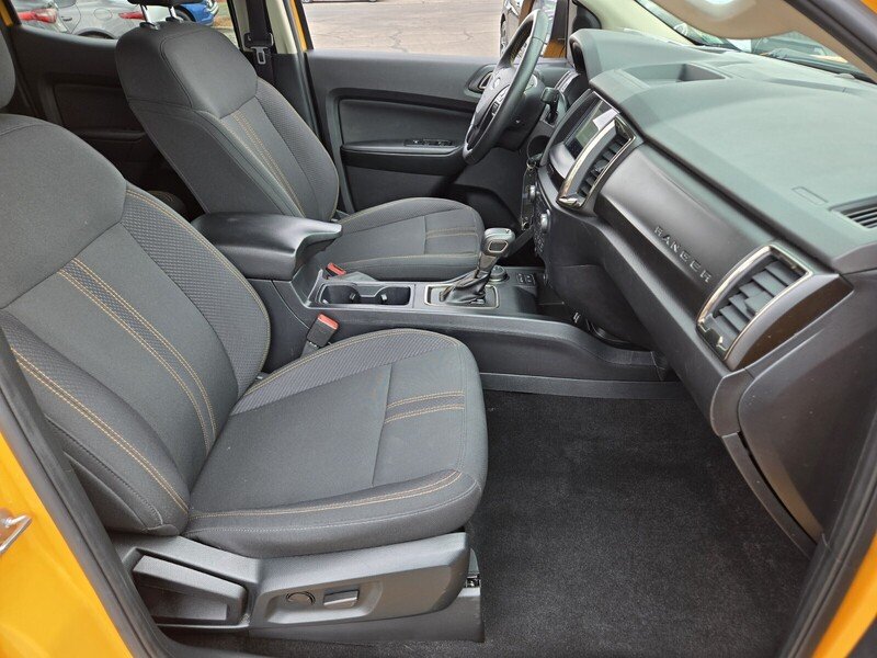 Used 2022 Orange Metallic FORD XLT 4WD SUPERCREW 5