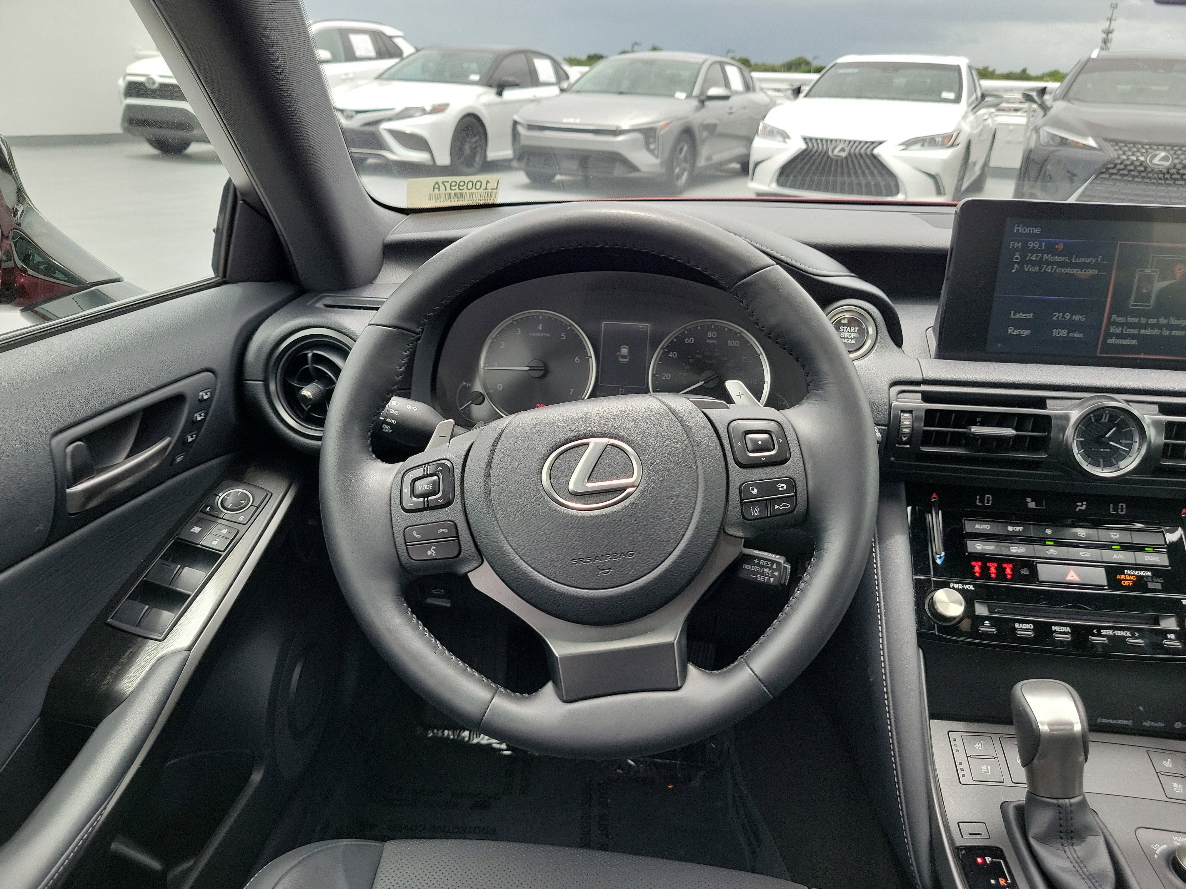 Certified Used 2023 MATADOR RED MICA Lexus IS 300 image 15
