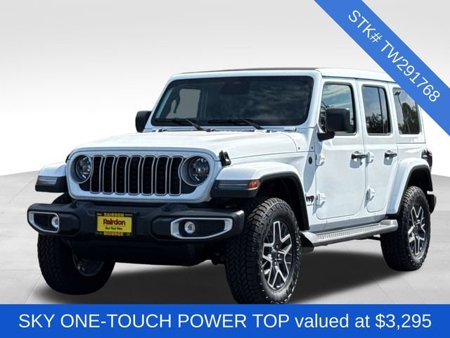 New 2026 Bright White Clear-Coat Exterior Paint Jeep Sahara image 3