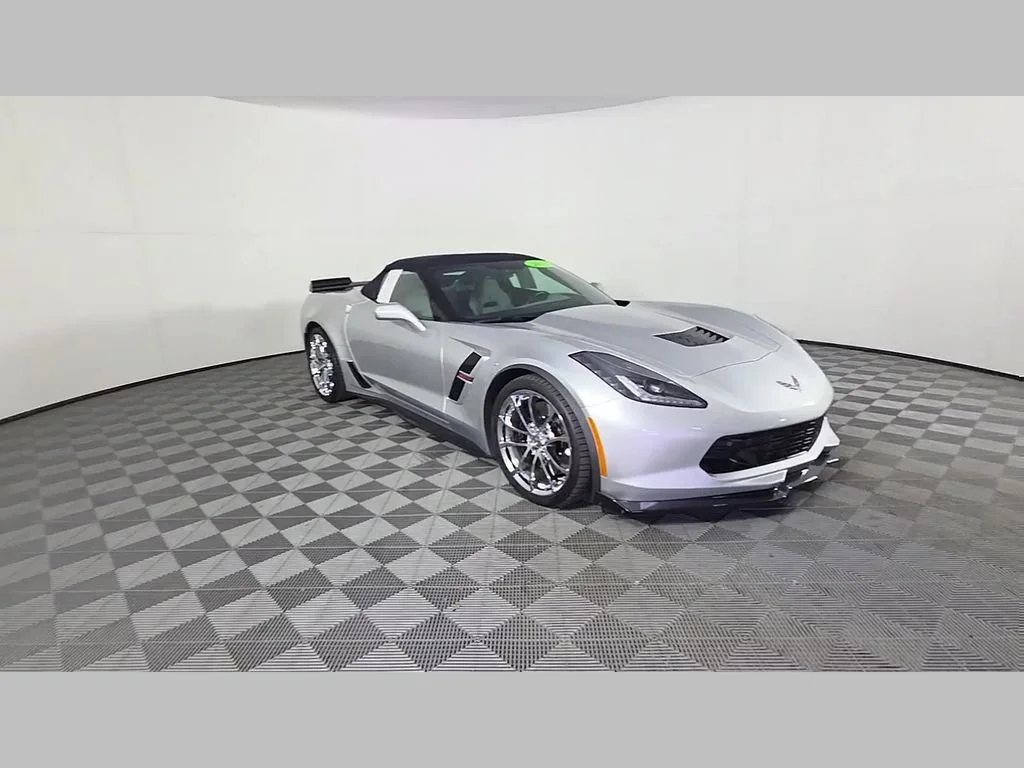 Certified Used 2019 Blade Silver Metallic Chevrolet Grand Sport 2LT image 34