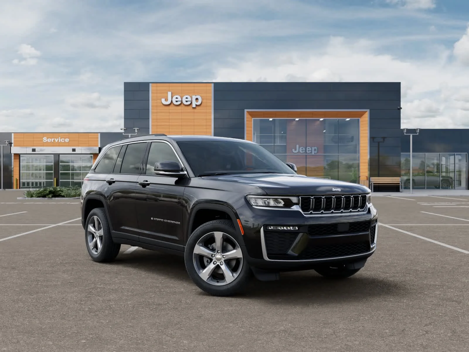 New 2026 Diamond Black Crystal Pearlcoat Jeep Limited image 5