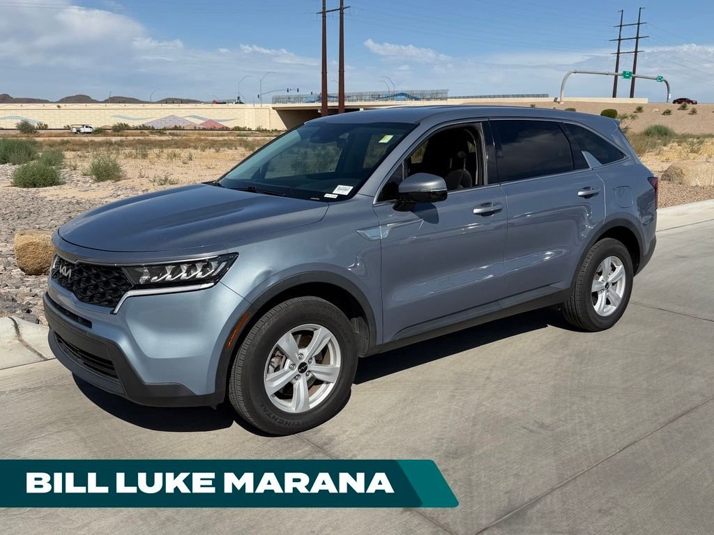 Certified Used 2022 Silver Kia LX image 1