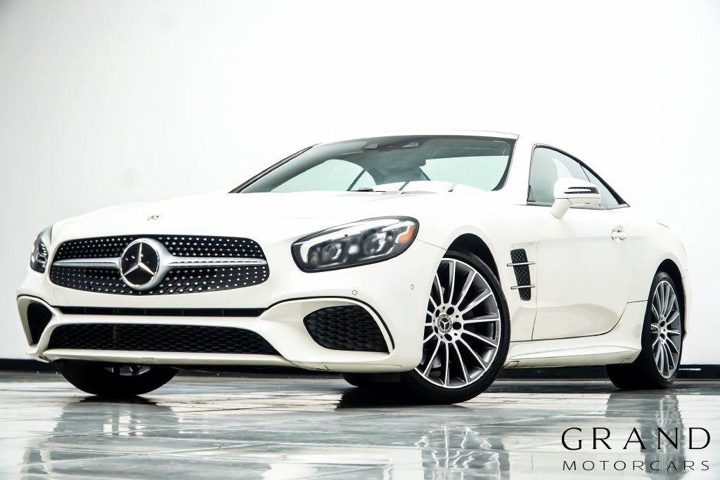 Used 2019 White Mercedes-Benz SL 550 image 2