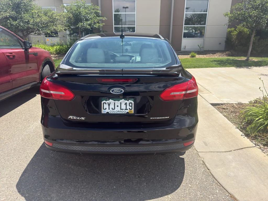 Used 2018 Shadow Black Ford Titanium image 3