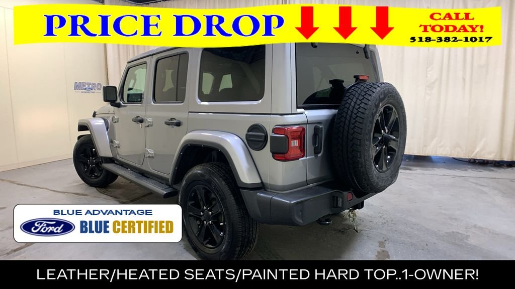 Certified Used 2021 Billet Silver Metallic Jeep Unlimited Sahara Altitude image 5