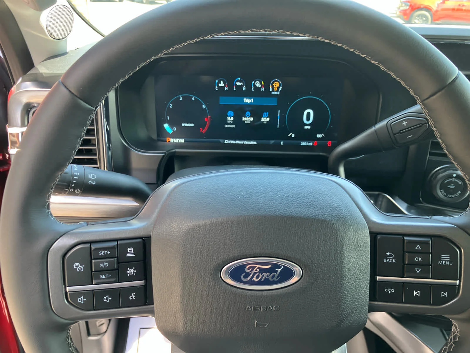 Used 2026 Ruby Red Metallic Tinted Clearcoat Ford LARIAT image 14
