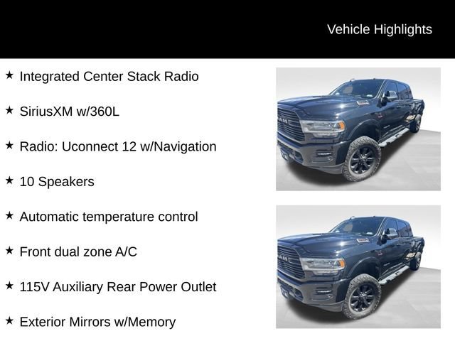Used 2021 Black Ram Laramie Mega Cab 4x4 6
