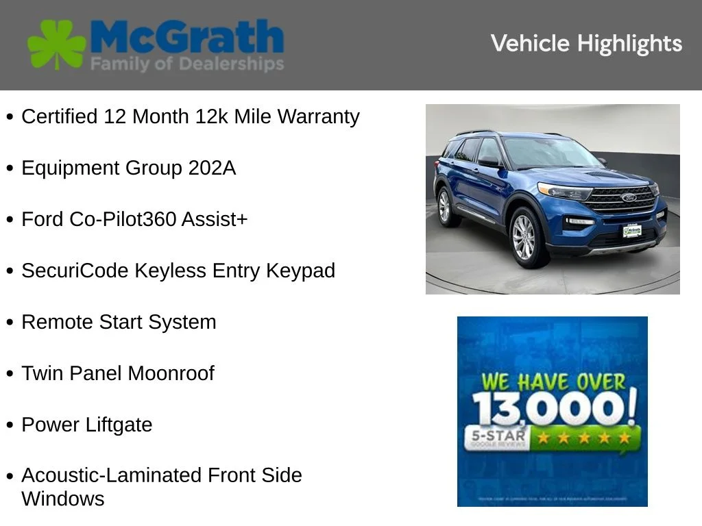 Used 2023 Blue Ford XLT image 6