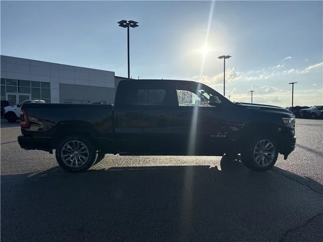 Used 2024 Diamond Black Crystal Pearlcoat RAM Laramie 4x4 Crew Cab 144.5 in. WB image 8