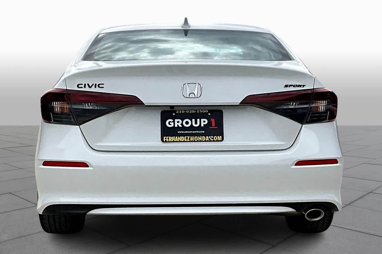 New 2026 Platinum White Pearl Honda FWD Sport image 4
