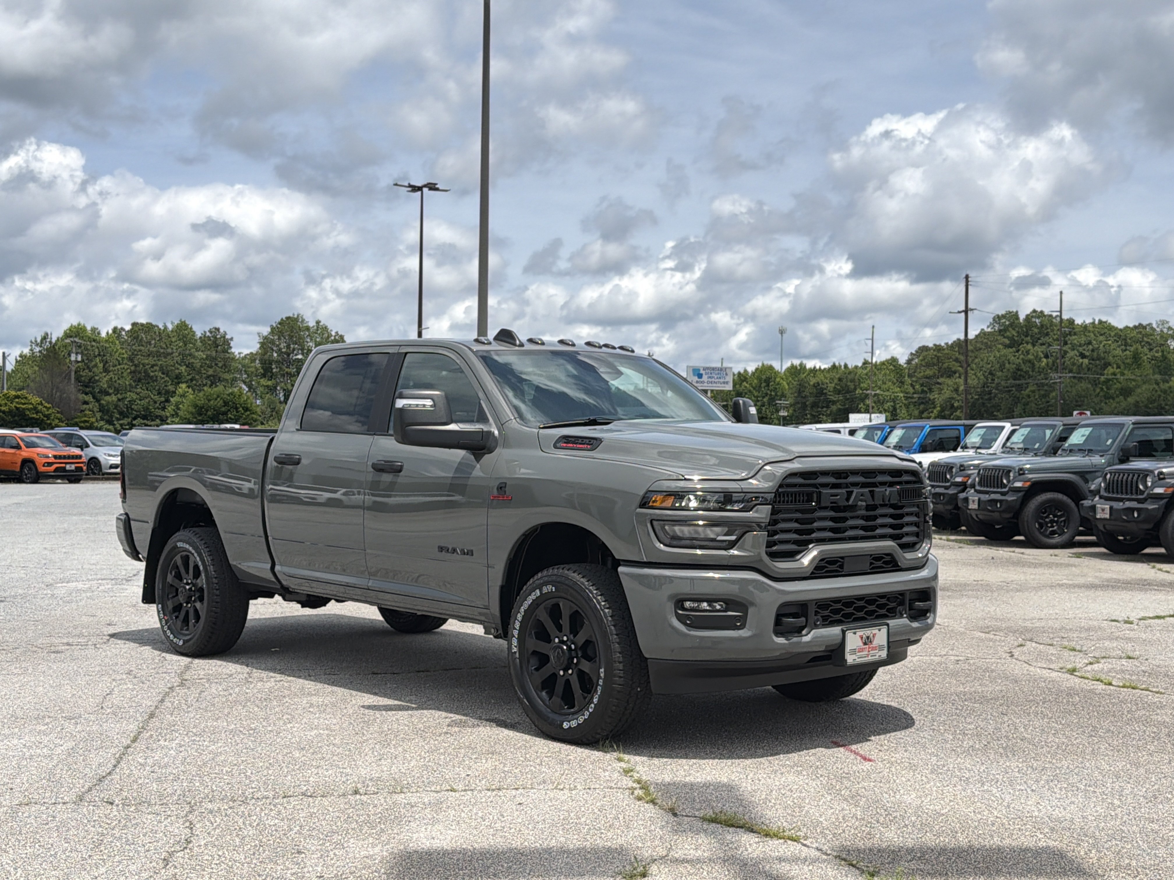 New 2026 Ceramic Gray Clear-Coat Exterior Paint RAM Big Horn image 2