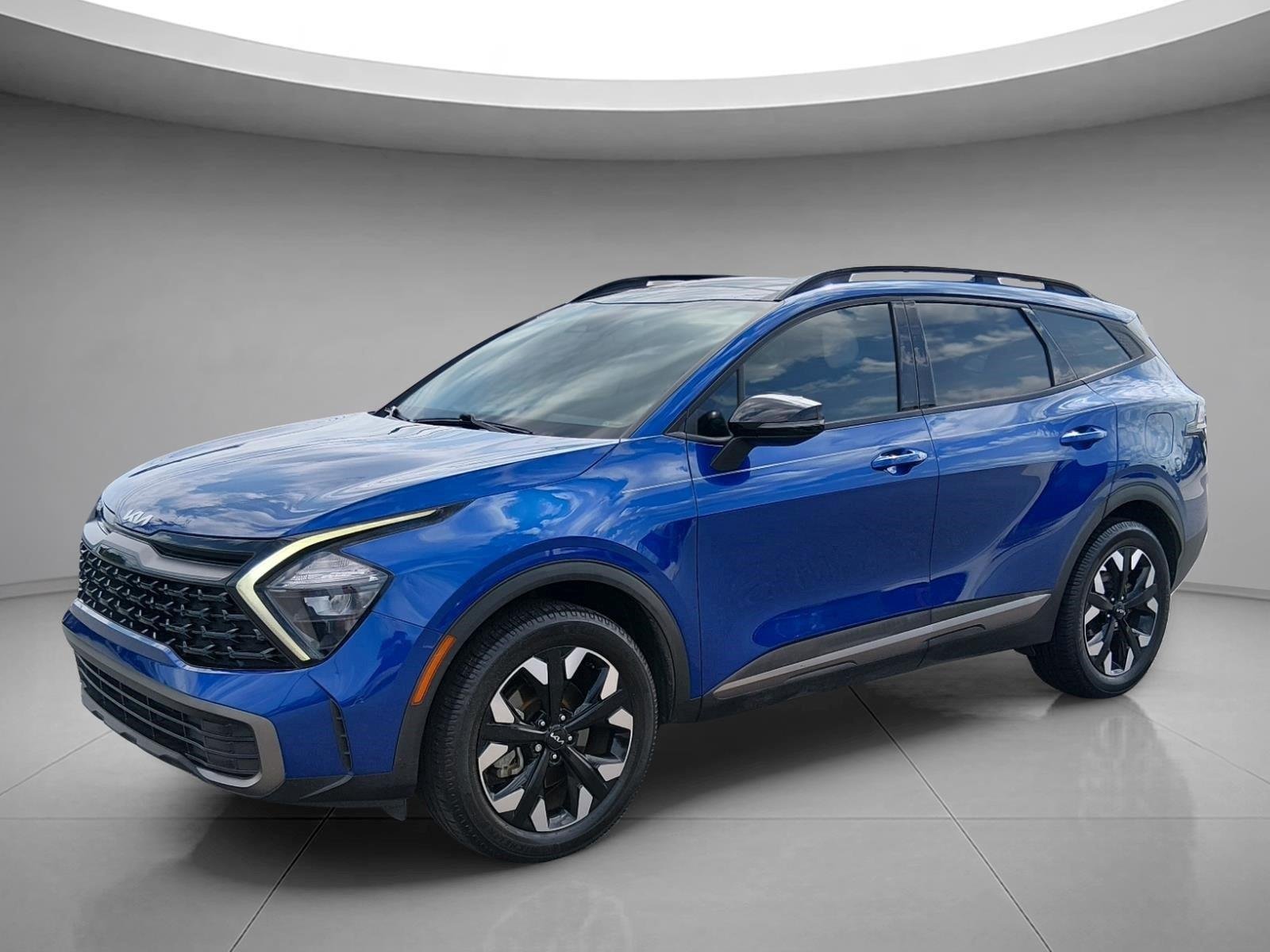 Used 2023 Sapphire Blue Kia X-Line image 1