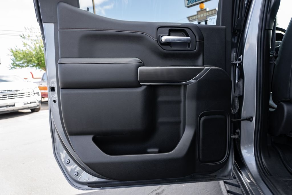 Used 2021 Satin Steel Metallic GMC AT4 image 28