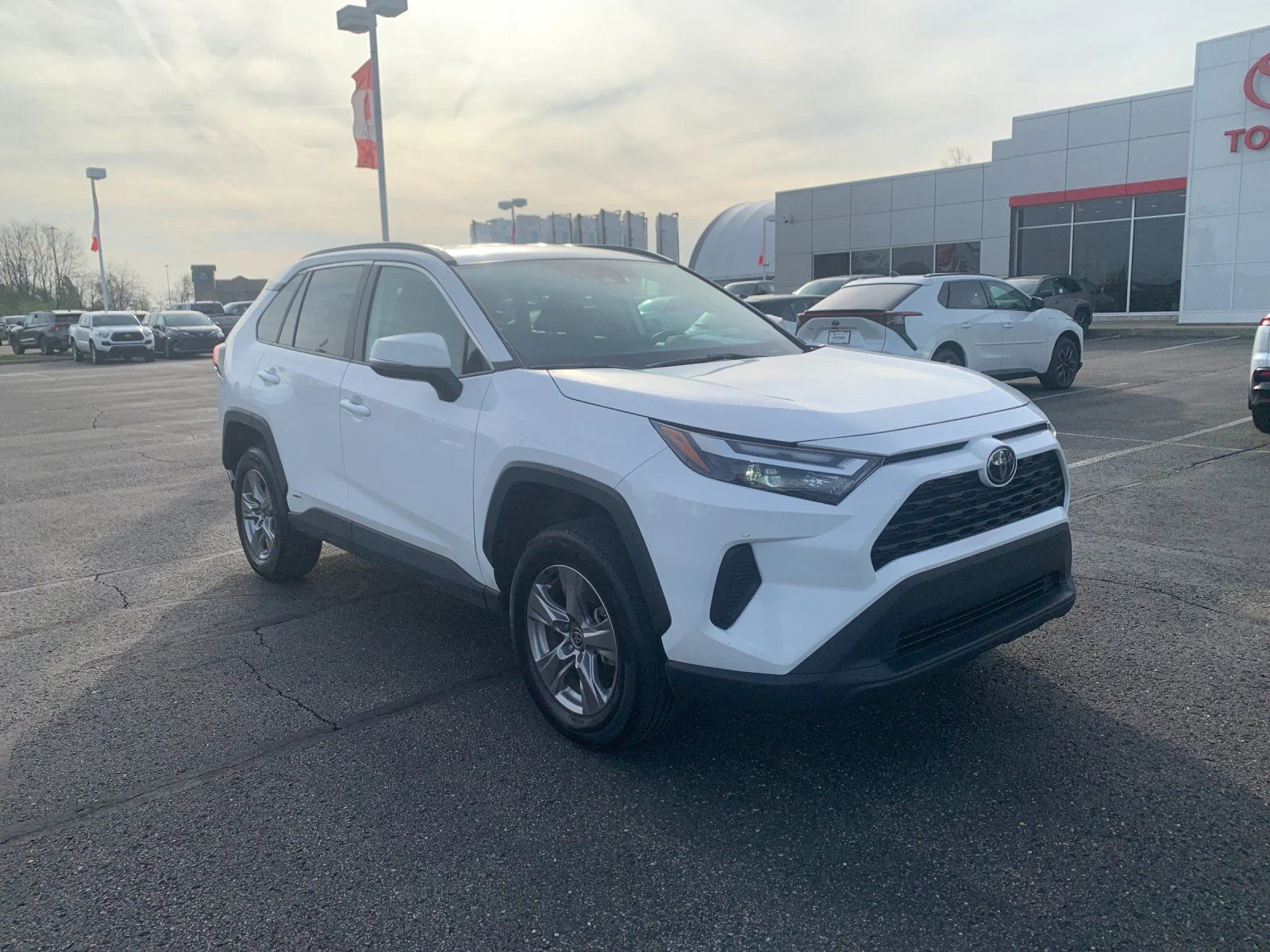 Used 2025 White Toyota XLE image 1