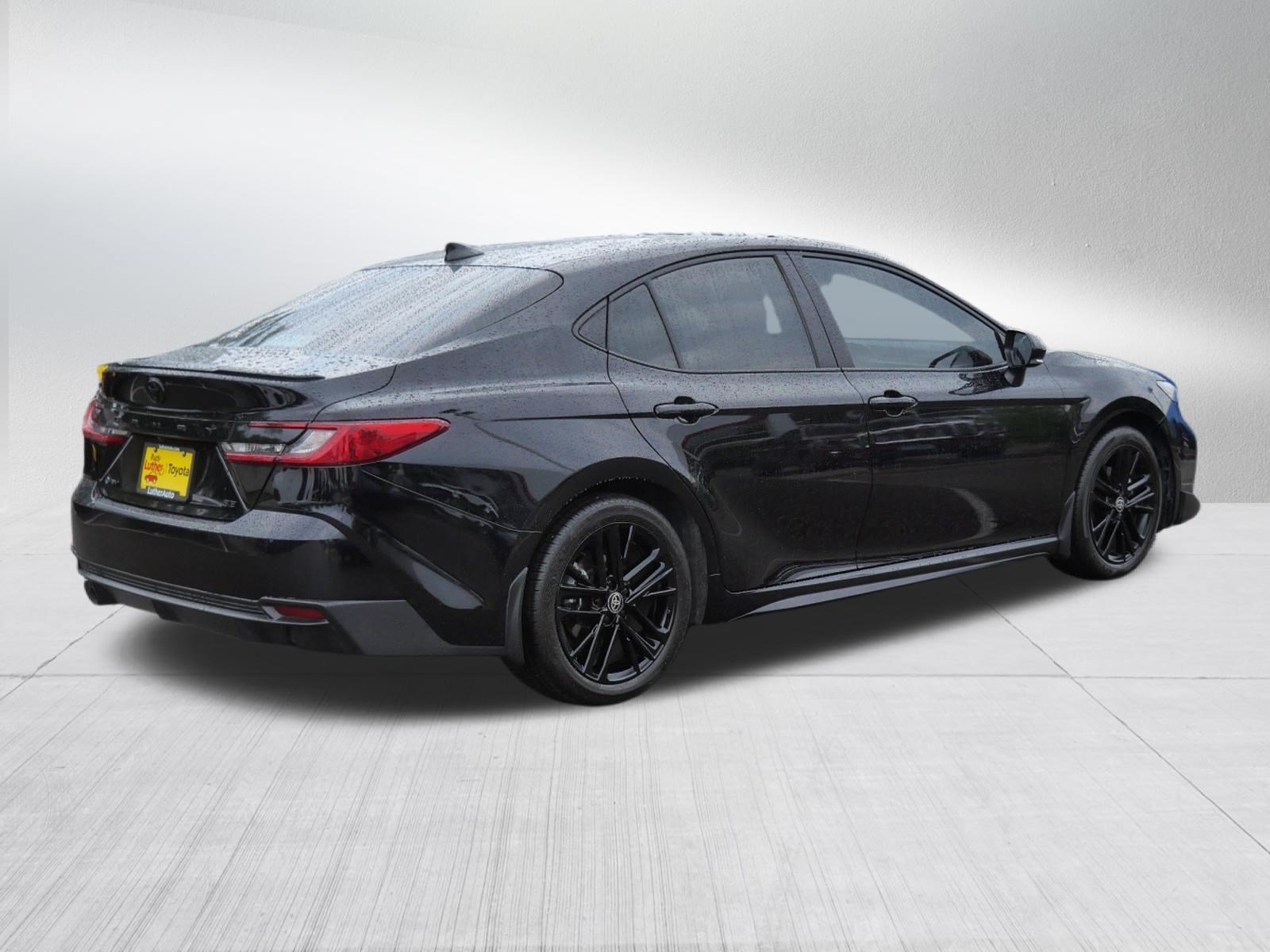 Used 2025 Midnight Black Metallic Toyota SE image 8