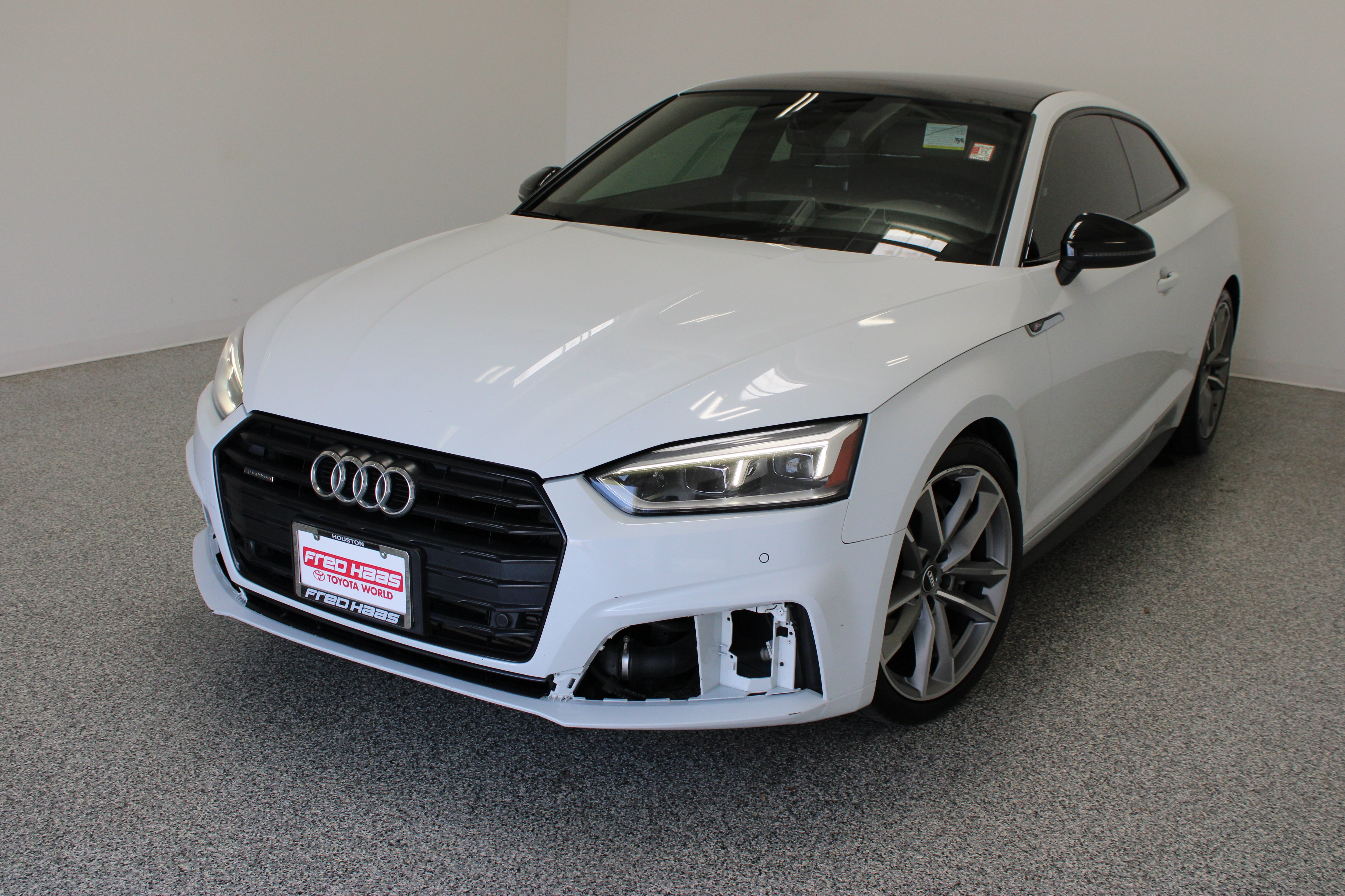 Used 2019 Ibis White Audi Premium Plus 2.0T image 2