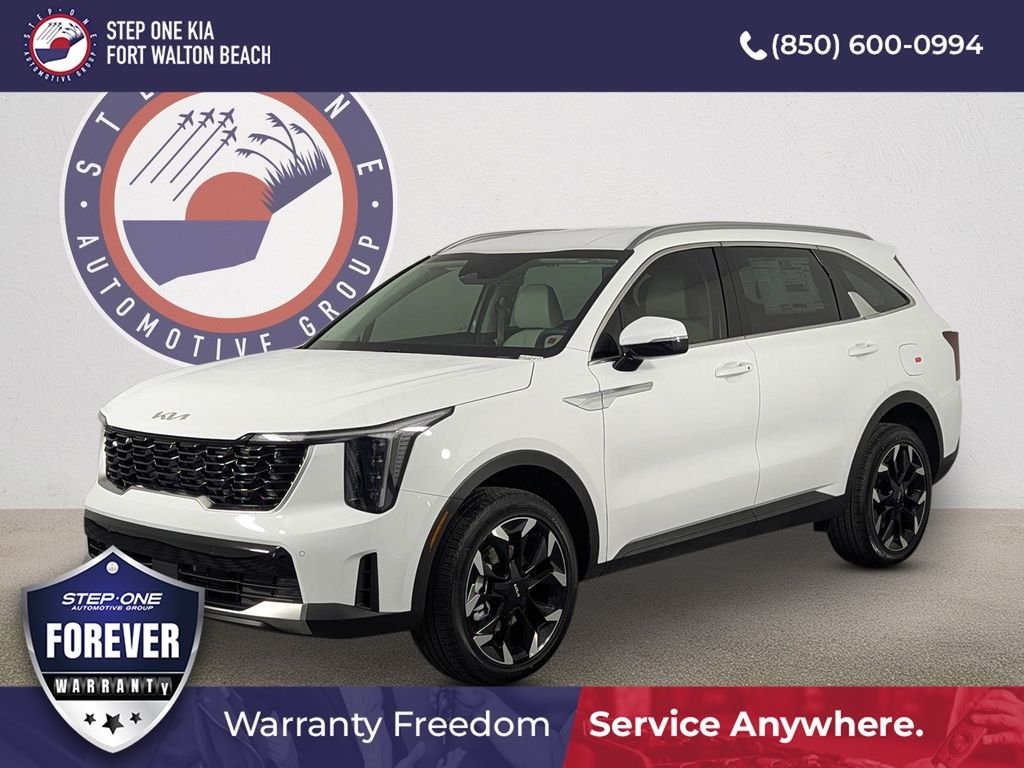 New 2026 Glacial White Pearl Kia EX image 1
