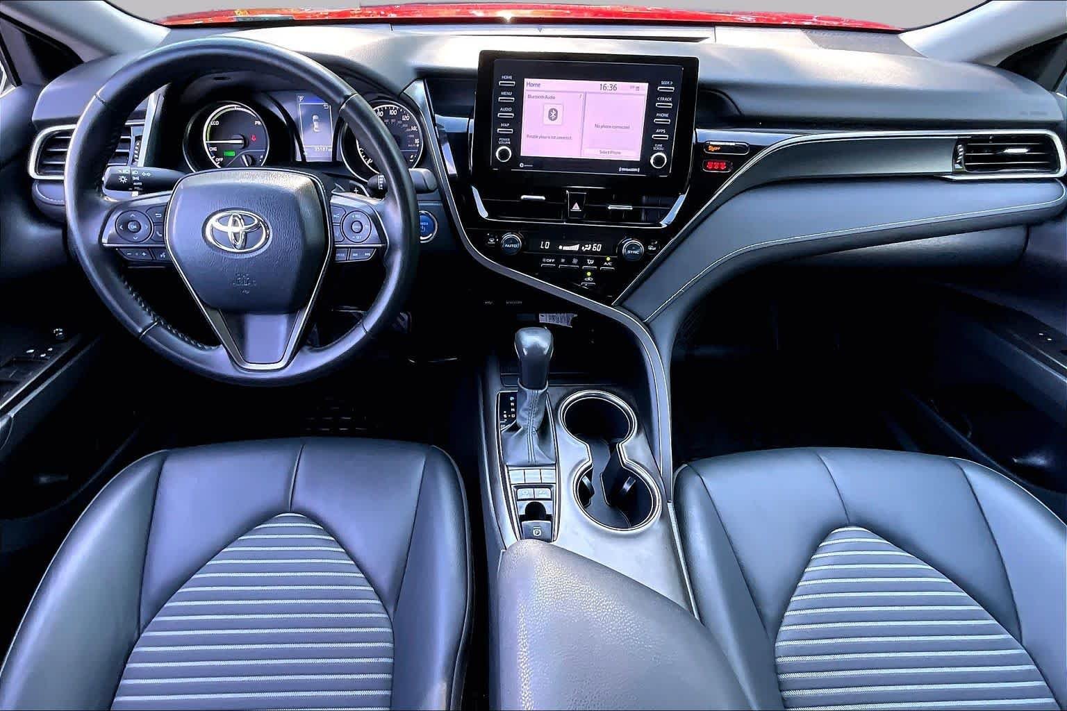 Certified Used 2024 Supersonic Red Toyota Hybrid SE image 14
