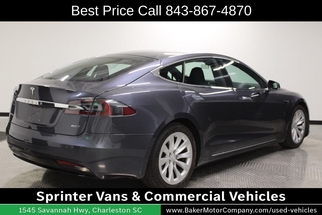 Used 2017 Gray Tesla 60D image 8
