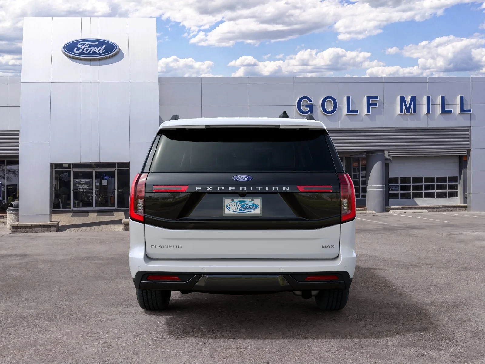 New 2027 Star White Metallic Tri-Coat Ford Platinum image 3