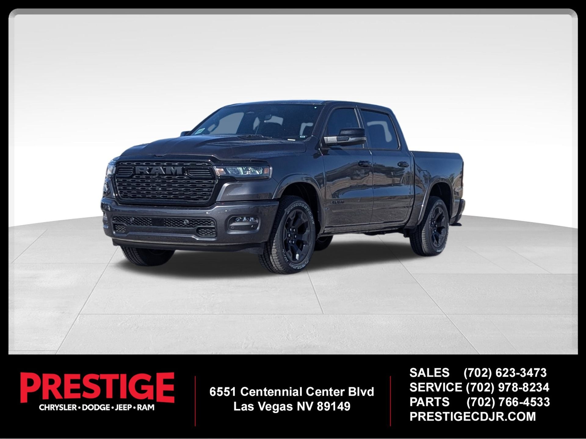 New 2026 Granite Crystal Metallic Clear-Coat Exterior Paint RAM Big Horn/Lone Star image 1