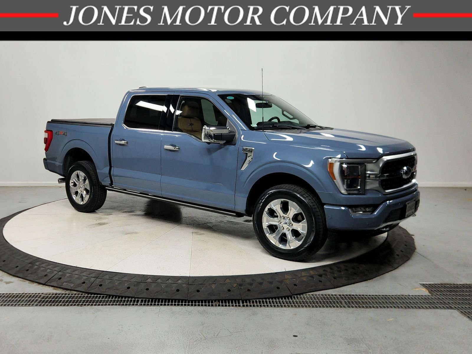 Used 2023 Azure / Gray Metallic Ford Platinum image 1