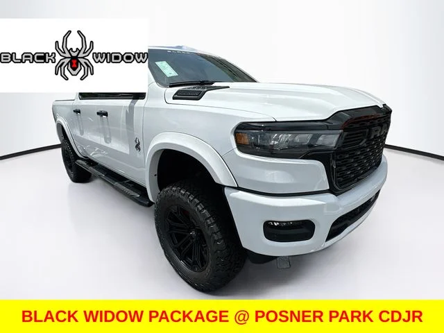 New 2025 Bright White Clear-Coat Exterior Paint RAM Big Horn/Lone Star image 3