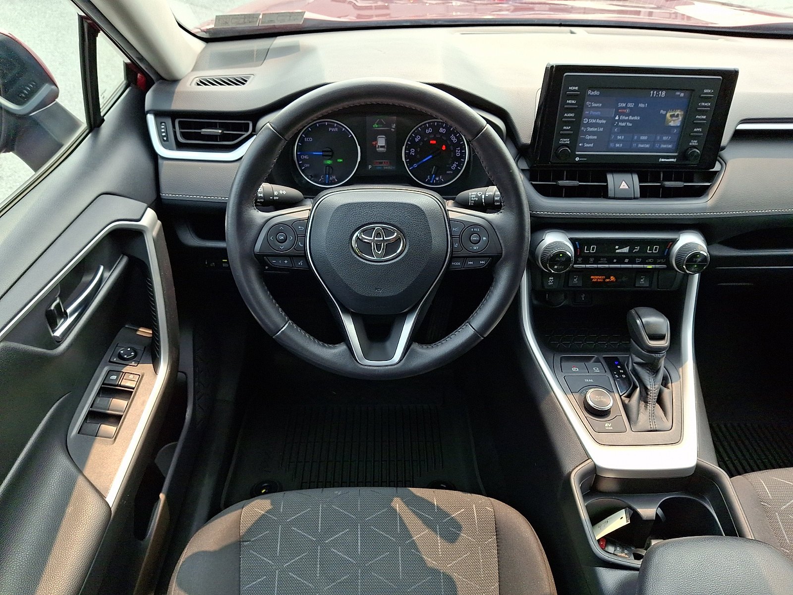 Used 2021 Ruby Flare Pearl Toyota Hybrid XLE image 13