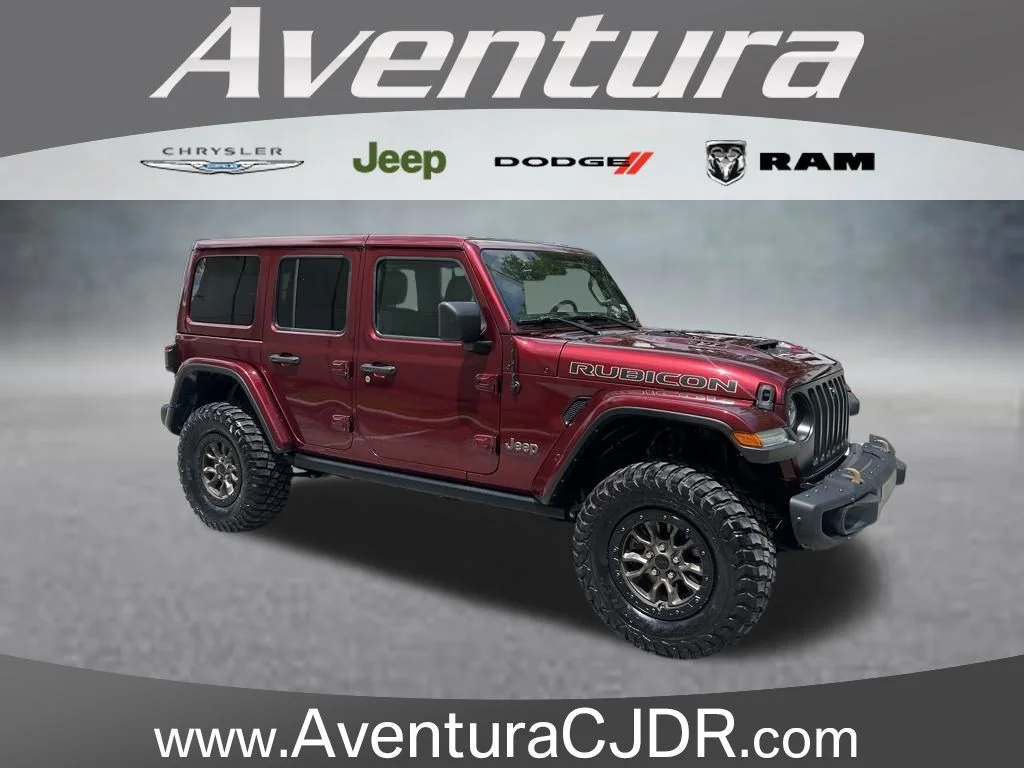 Used 2022 Red Jeep Unlimited Rubicon 392 image 1
