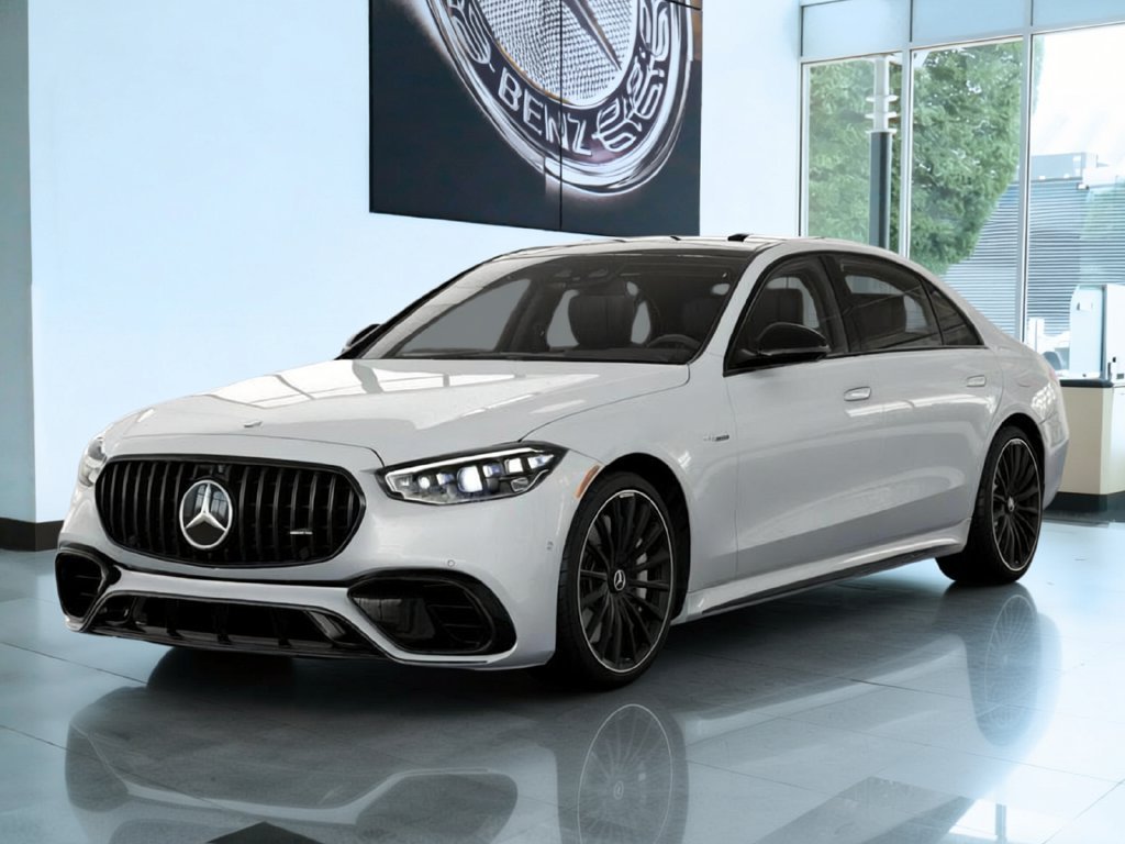 New 2026 MANUFAKTUR Moonlight White Metallic Mercedes-Benz S 63 E AMG® image 39