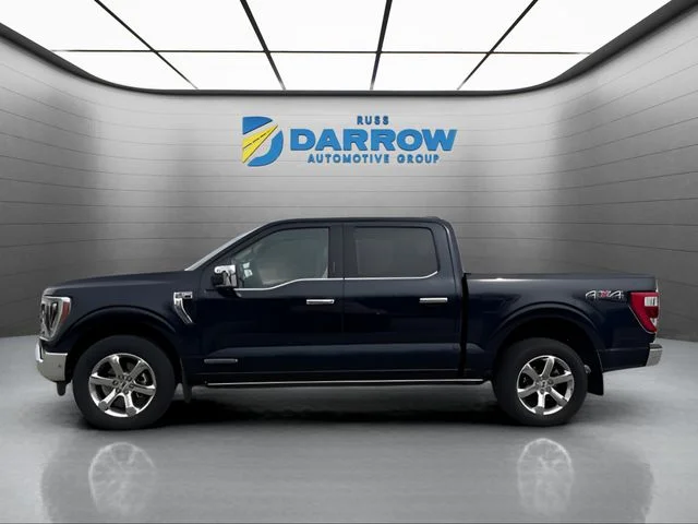 Used 2021 Blue Ford Lariat image 2