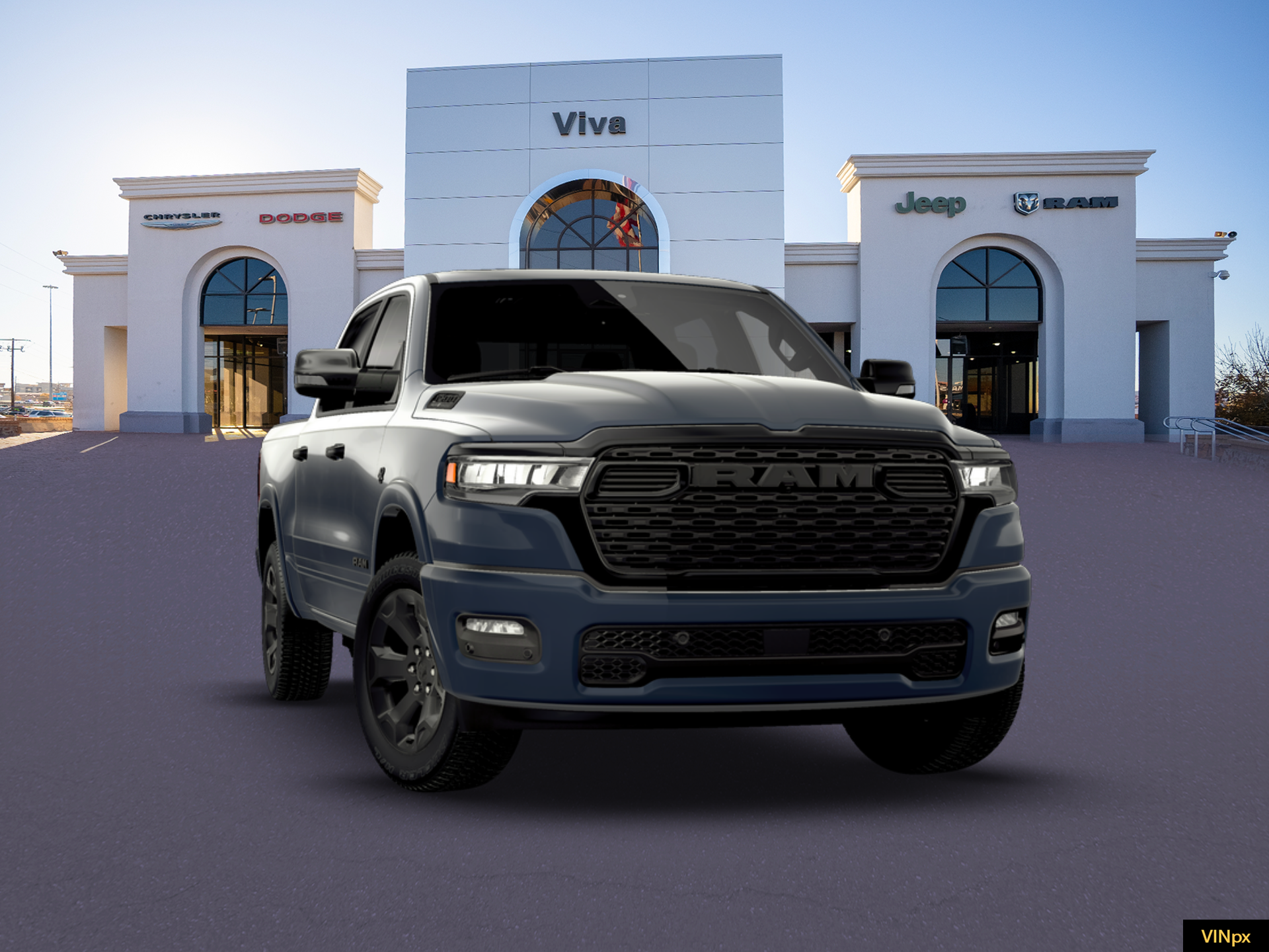 New 2026 Forged Blue Metallic Exterior Paint RAM Big Horn/Lone Star image 28