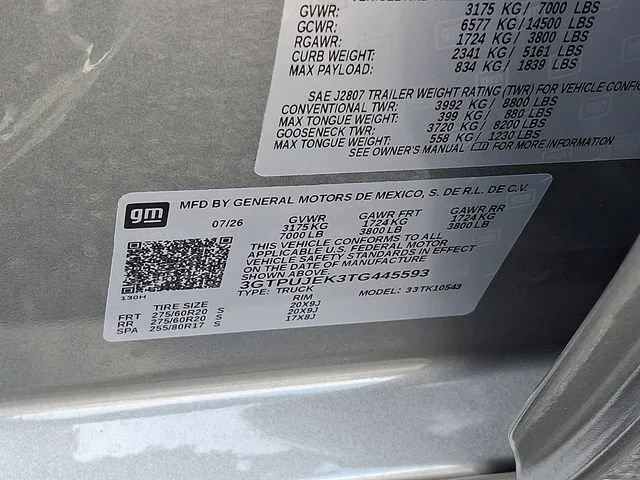 New 2026 Sterling Metallic GMC Elevation image 21