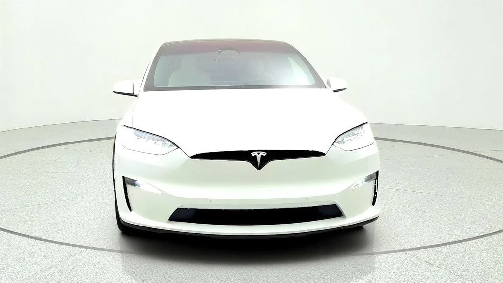 Used 2022 Pearl White Multi-Coat Tesla Plaid AWD w/ 22