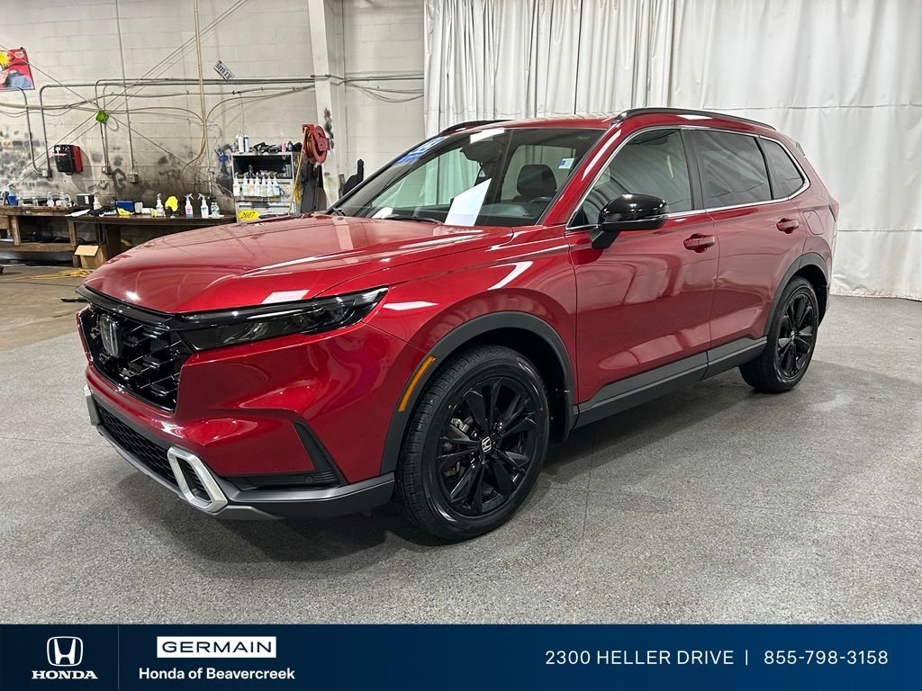 Certified Used 2023 Radiant Red Metallic Honda HYBRID AWD SP TRG image 4