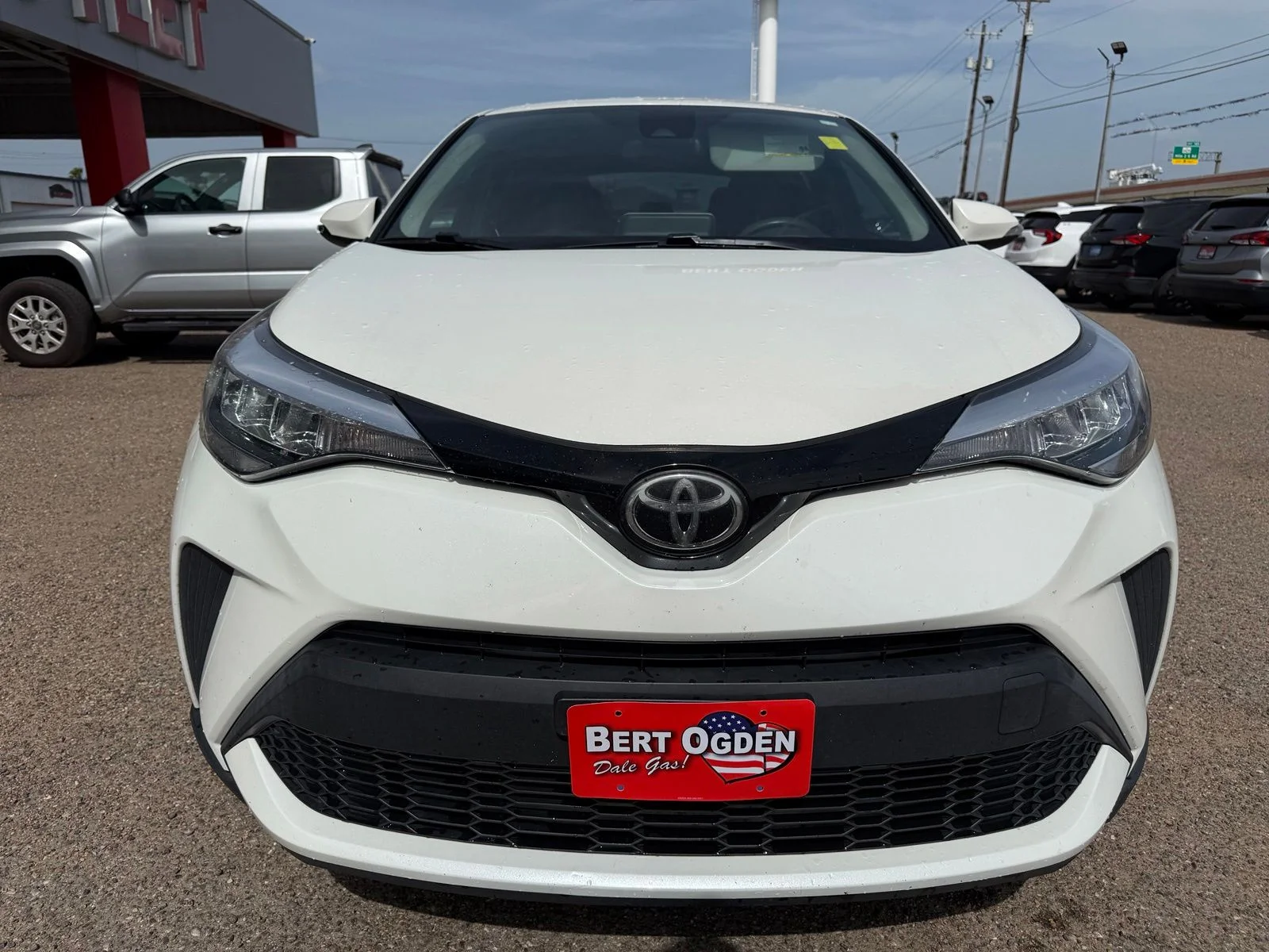 Used 2021 White Toyota LE image 2