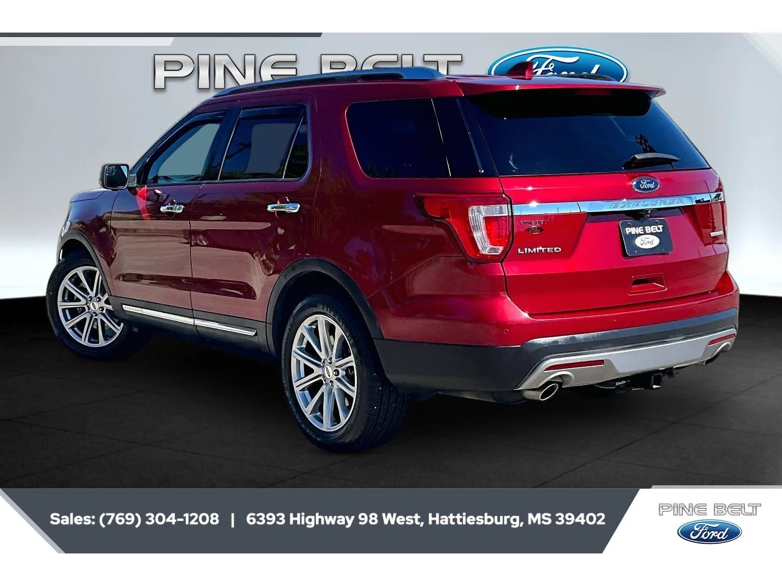 Used 2016 Ford Explorer Limited with VIN 1FM5K7F87GGA76849 for sale in Hattiesburg, MS
