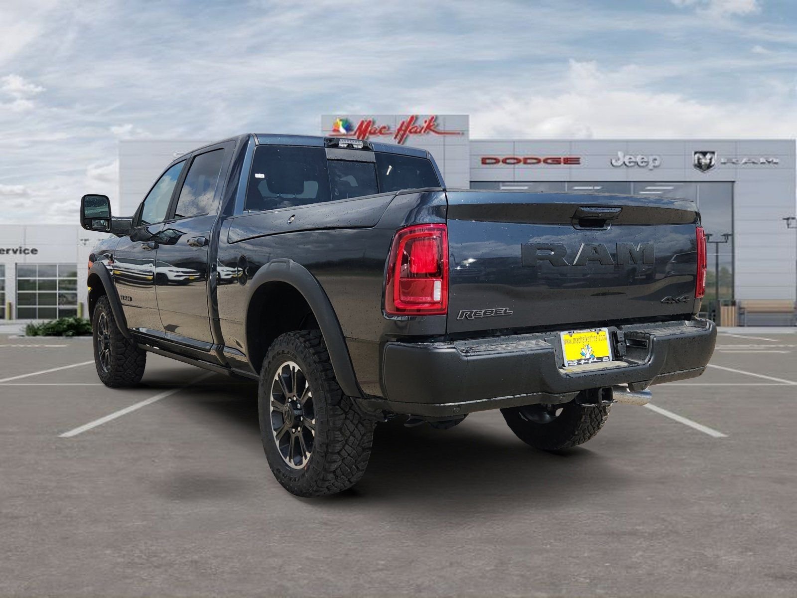 New 2026 Forged Blue Metallic Exterior Paint RAM Rebel image 3