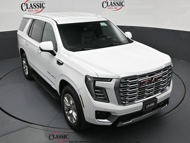 Summit White 2025 GMC Yukon Denali 4WD SUV / Crossover Four-Wheel Drive